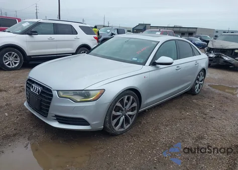 2013 Audi A6 3.0T Premium z USA, uszkodzony, nr VIN WAUGGAFC6DN152419